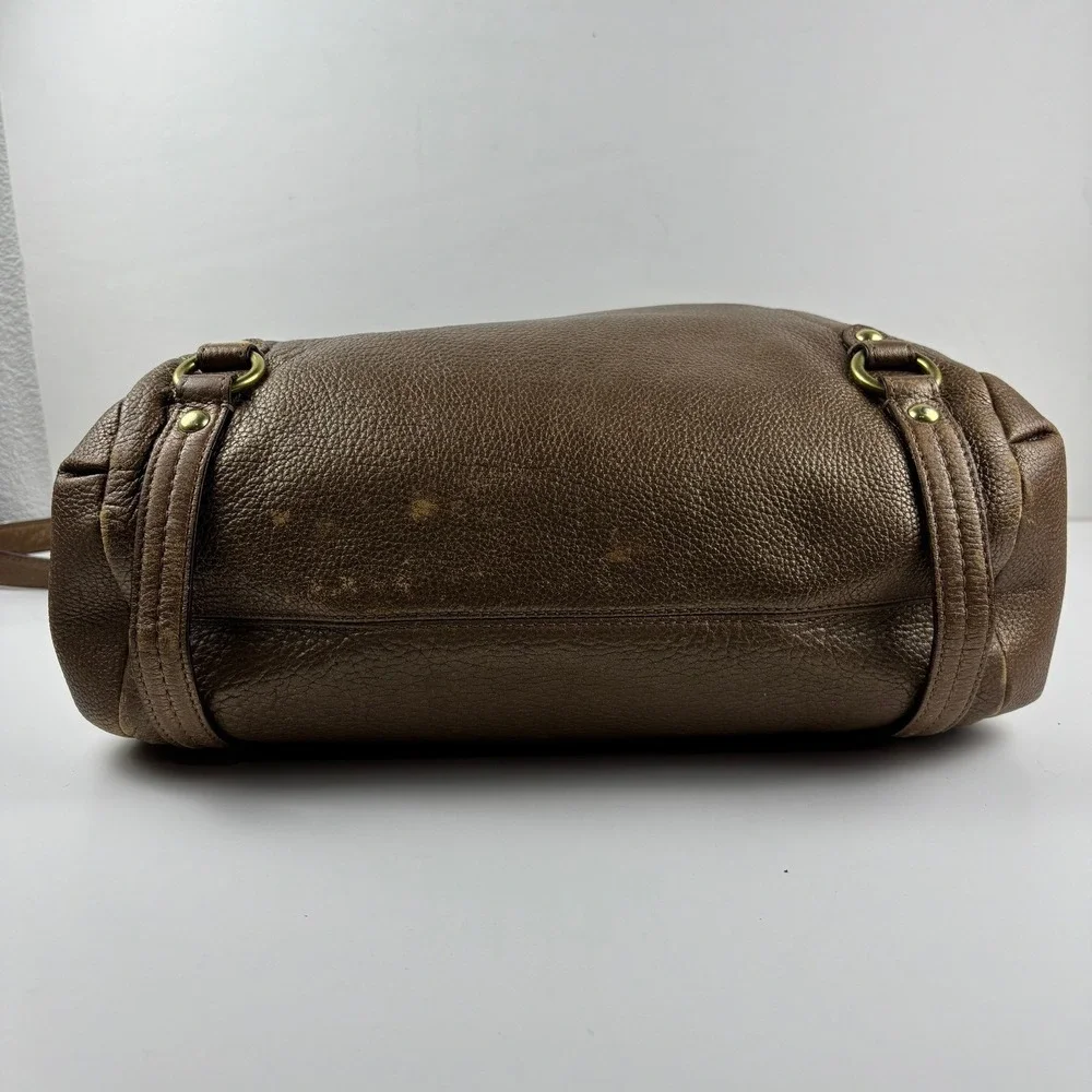 Coach Alexandra Convertible Shoulder Bag Bronze Metallic Leather‎ Boho F17566